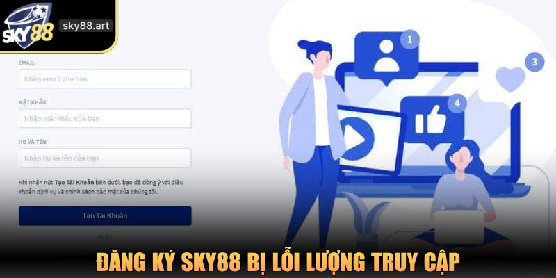 Lượng truy cập nhiều gây quá tải