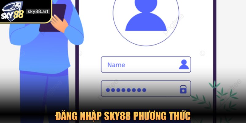 Chọn phương thức đăng nhập SKY88