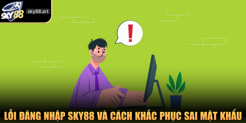 Lỗi sai mật khẩu là lỗi thường gặp