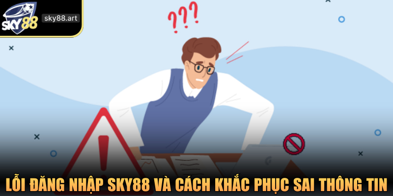 Lỗi đăng nhập SKY88 và cách khắc phục khi sai thông tin